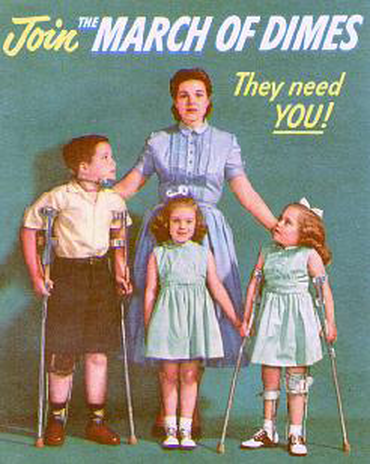March of Dimes Poster:  Join the March of Dimes They need YOU!